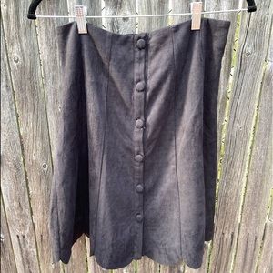 Francesca’s Suede Midi Skirt - NWT!
